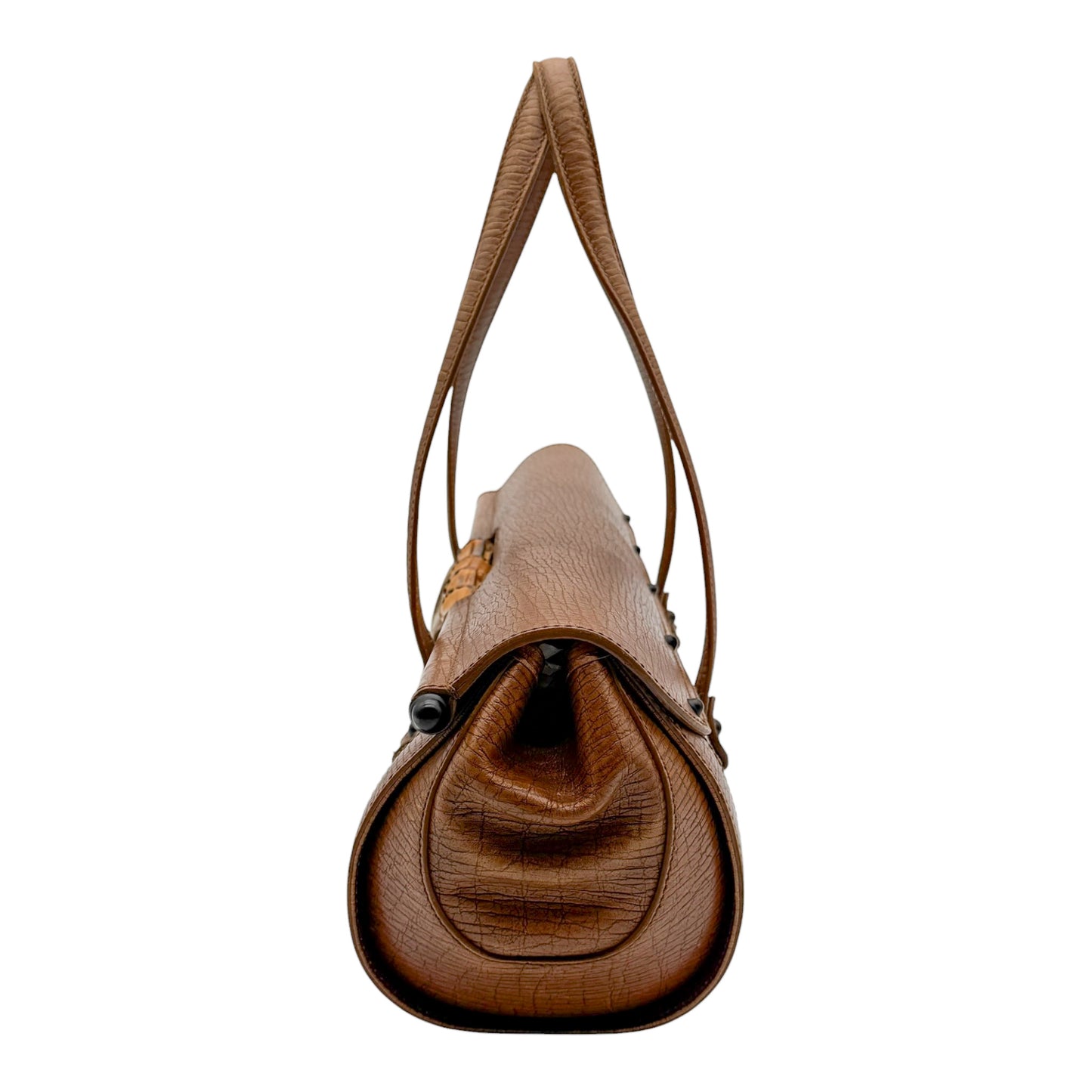 Gucci Monogram Bamboo Bullet Bag
