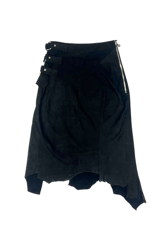 Goatskin Asymmetrical Skirt