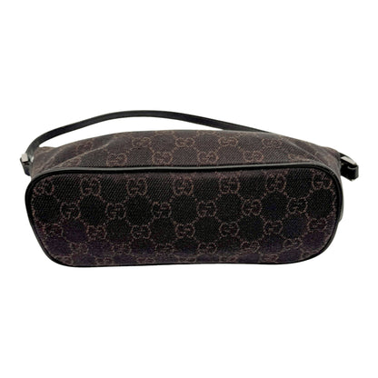 Gucci Brown Monogram Boat Pochette Bag
