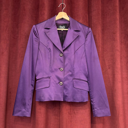 Dolce & Gabbana purple blazer
