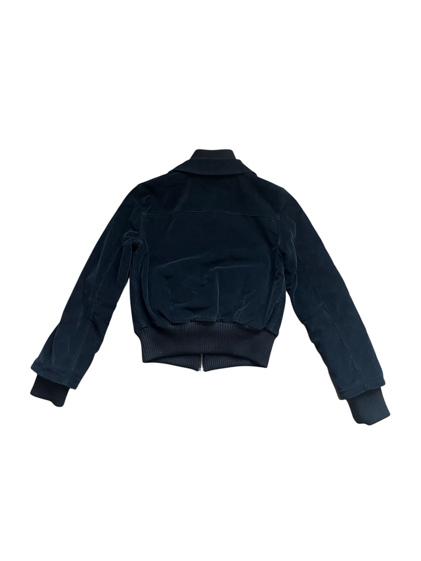 Moschino velvet coin pouch bomber