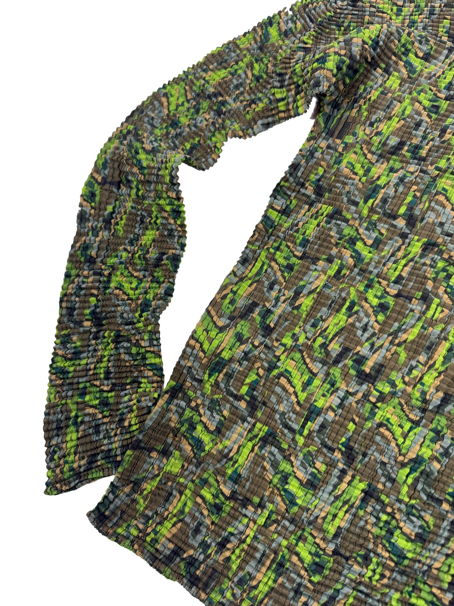 Woodland Camo Pleated Top