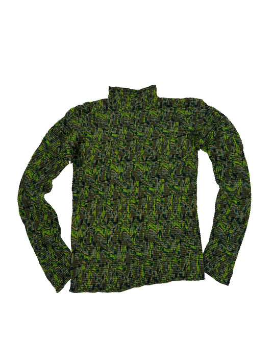 Woodland Camo Pleated Top