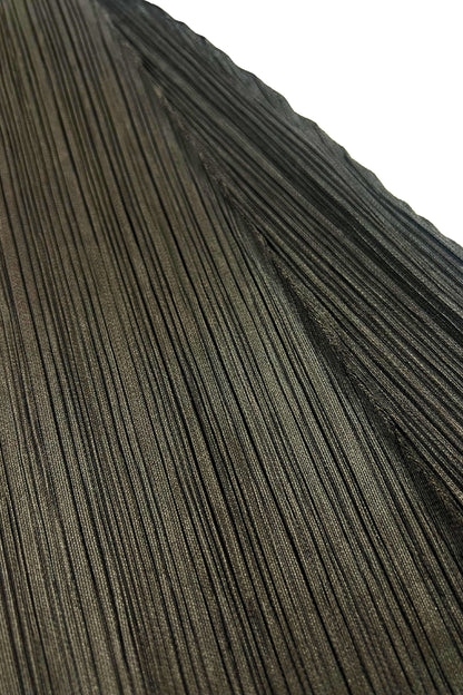 Pleats Please Brown Flared Pants