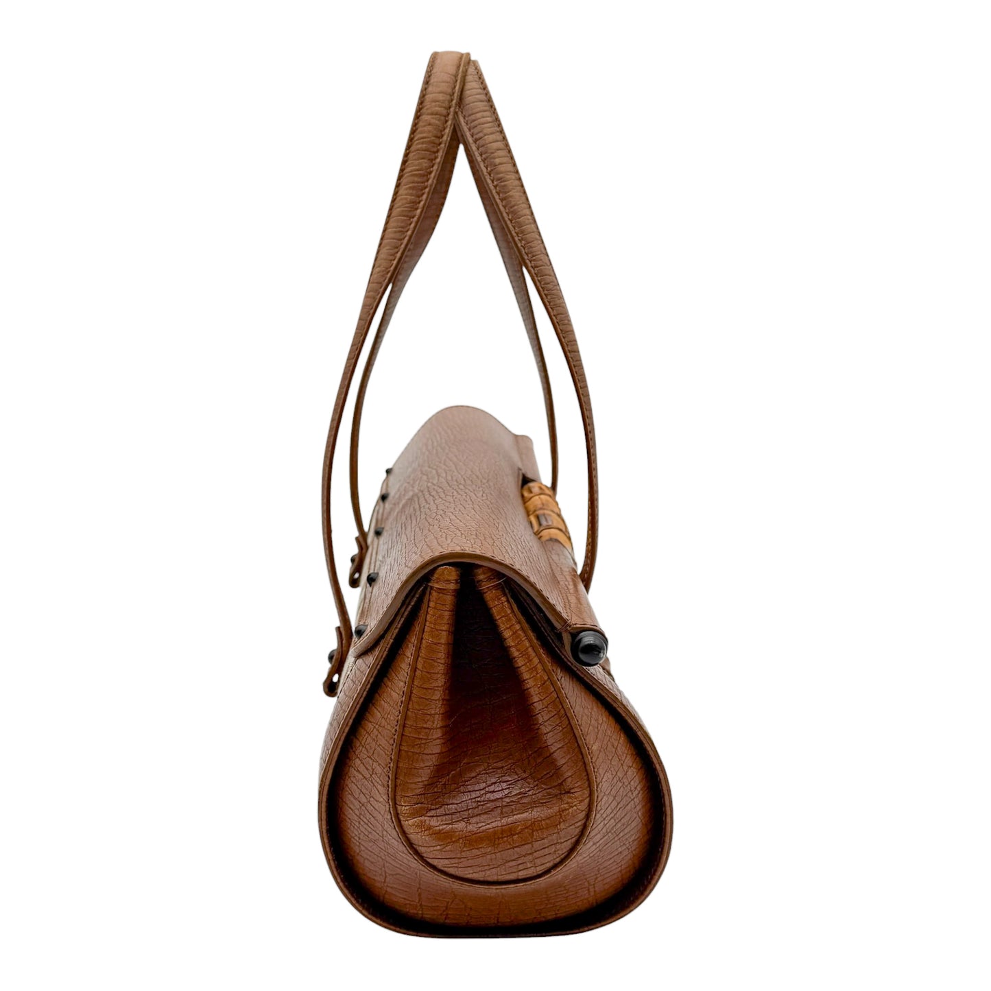 Gucci Monogram Bamboo Bullet Bag
