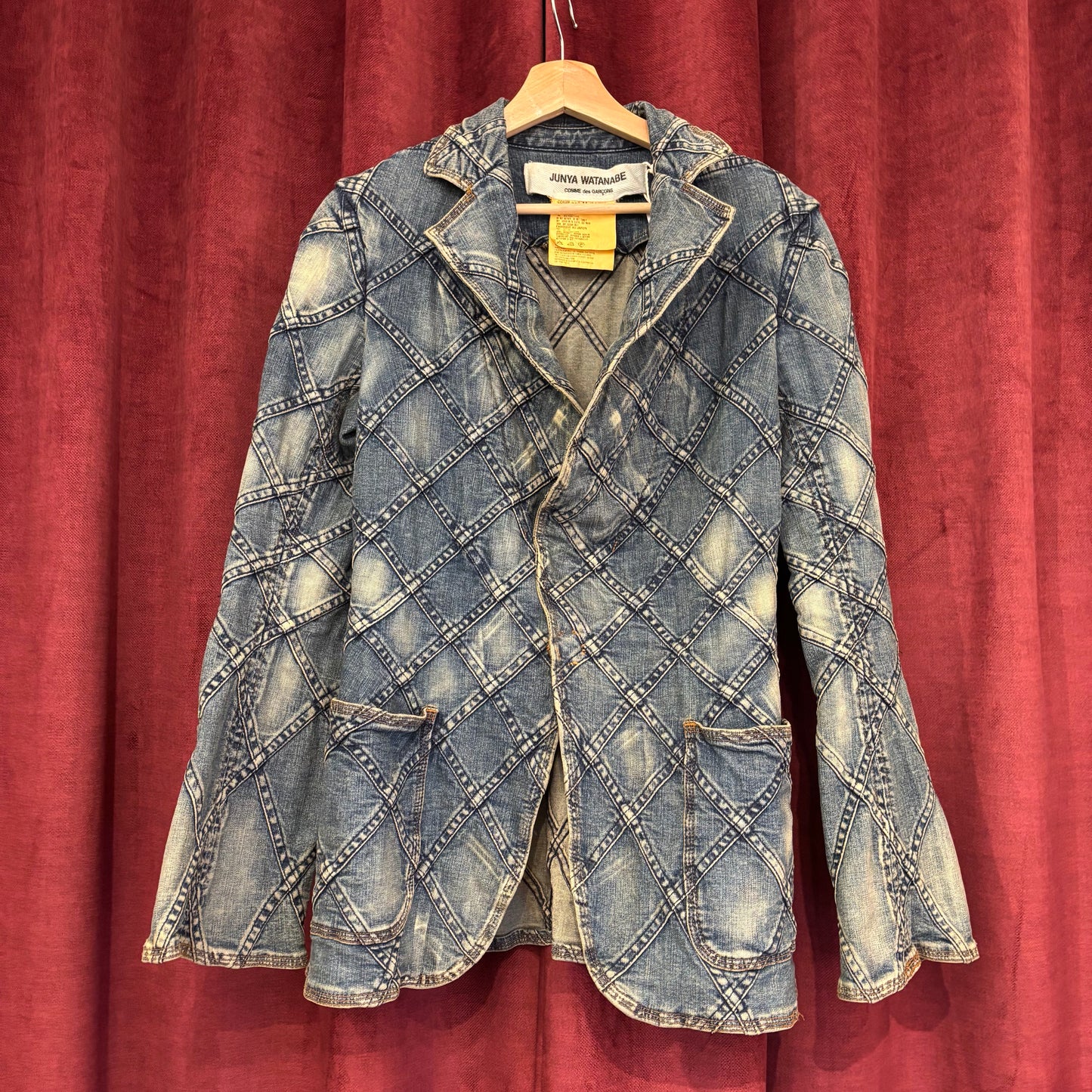 Junya Watanabe denim blazer 2001