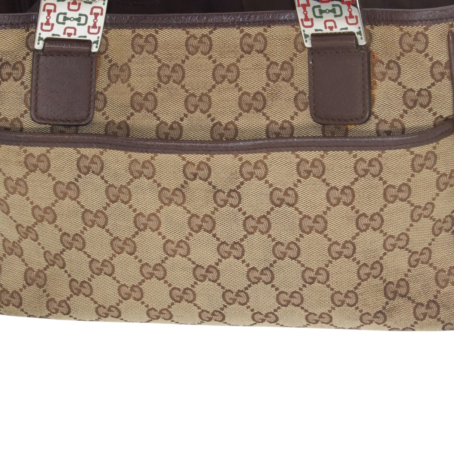 Gucci Brown Monogram Shoulder Bag