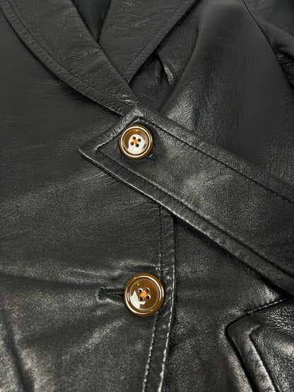 Asymmetrical Leather Jacket