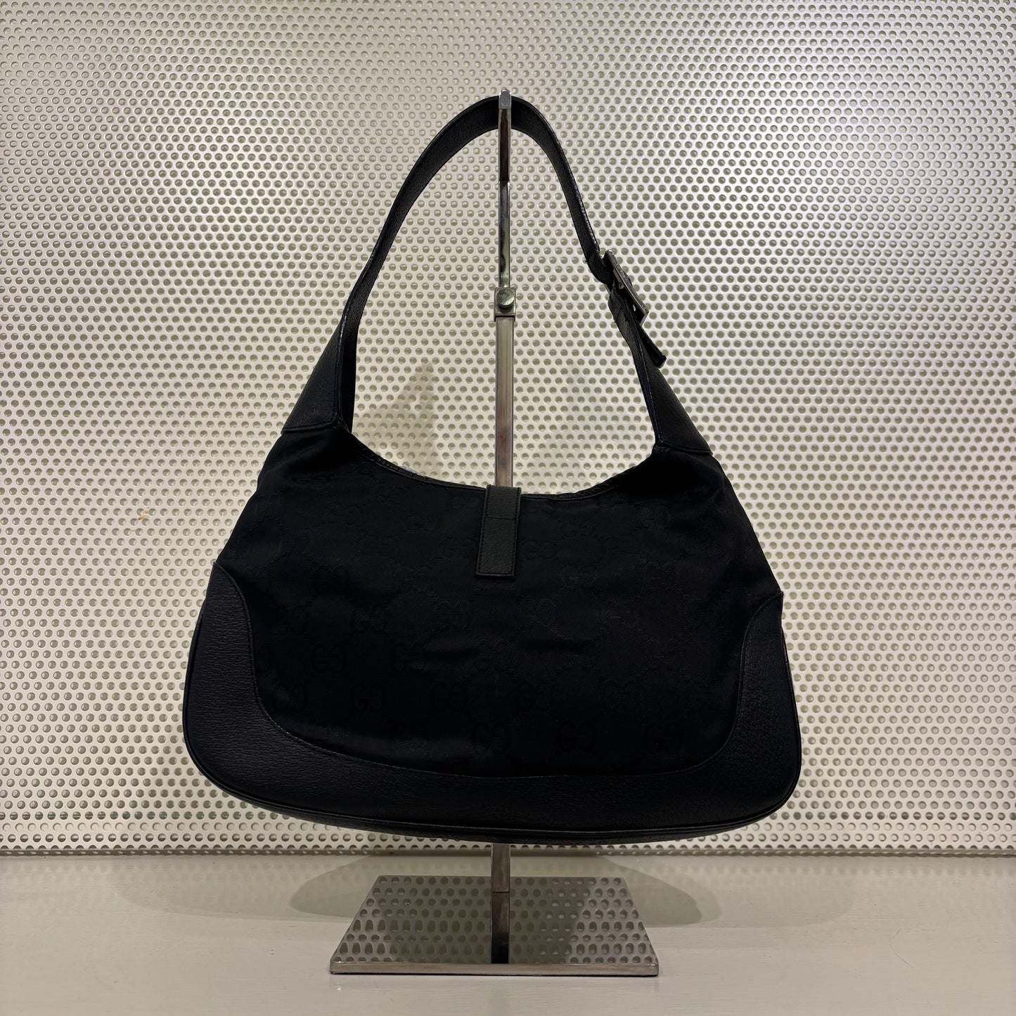 Gucci Jackie black monogram bag