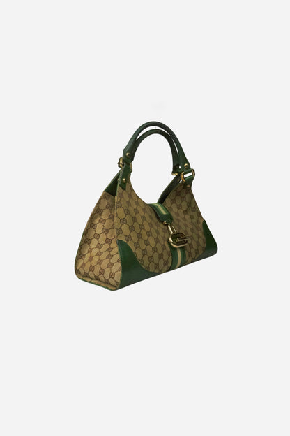 Gucci Green G-Buckle Jackie Bag