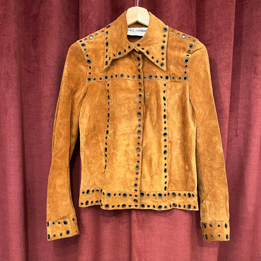 Dolce & Gabbana 90s suede jacket