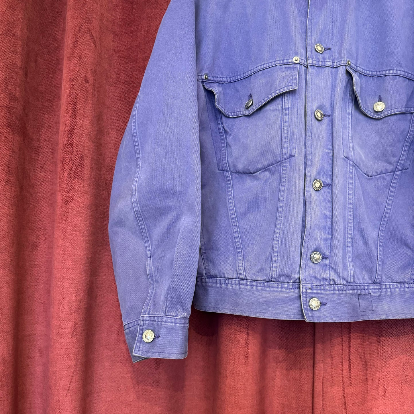 Versace 90s purple jacket