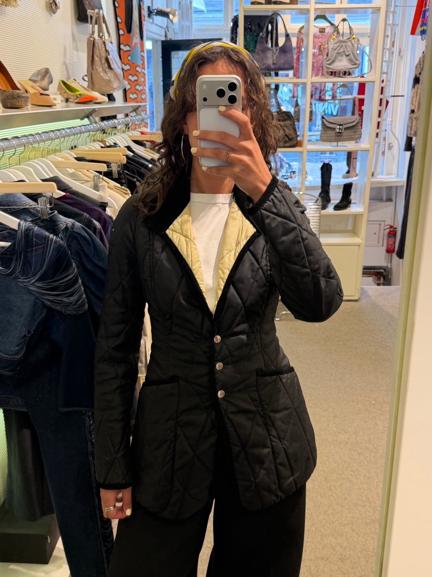 Vivienne Westwood Black Quilted Jacket