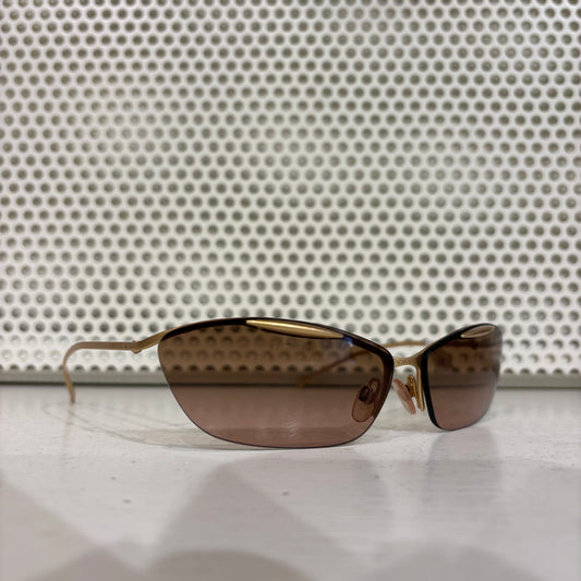 Chanel gold sunglasses