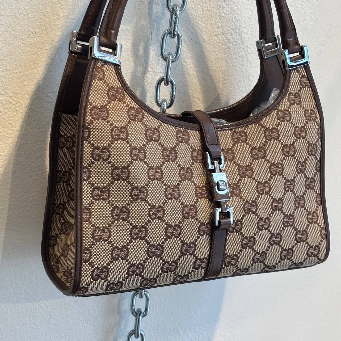 Gucci Jackie monogram handbag