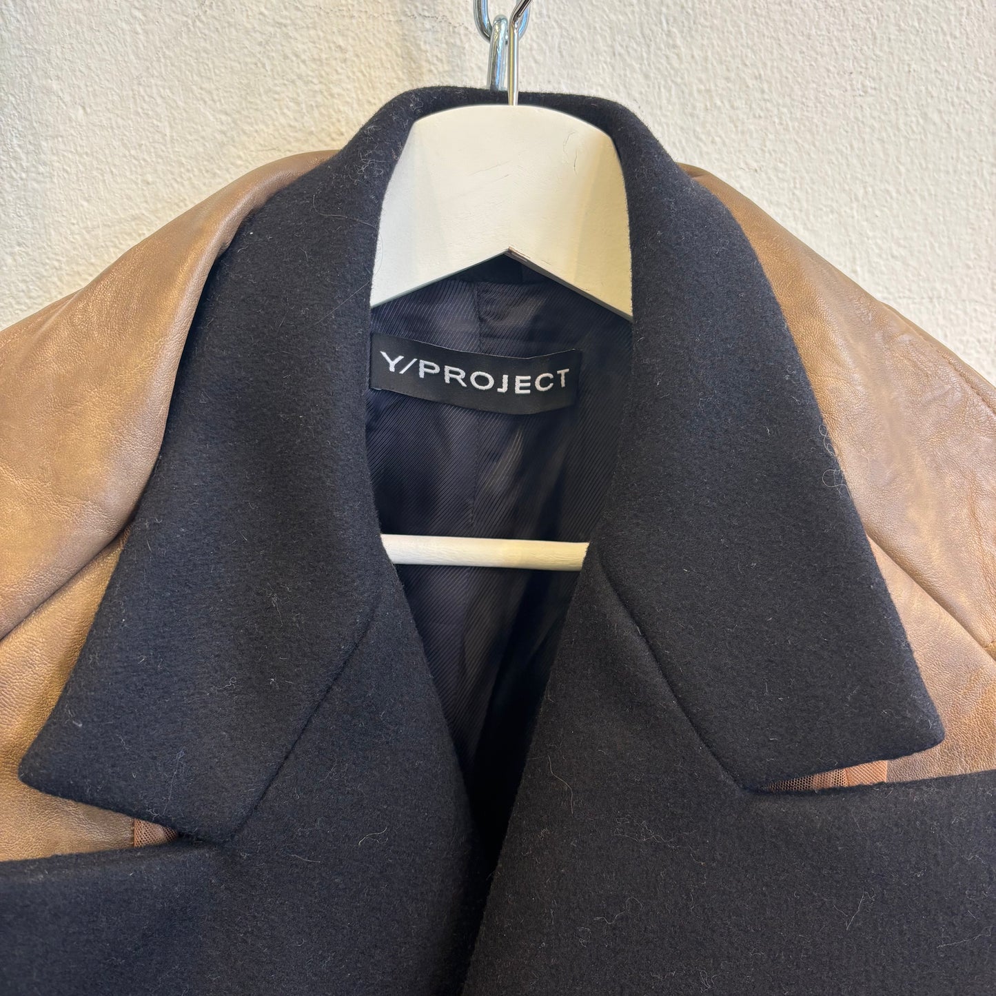 Y/Project mesh layer coat