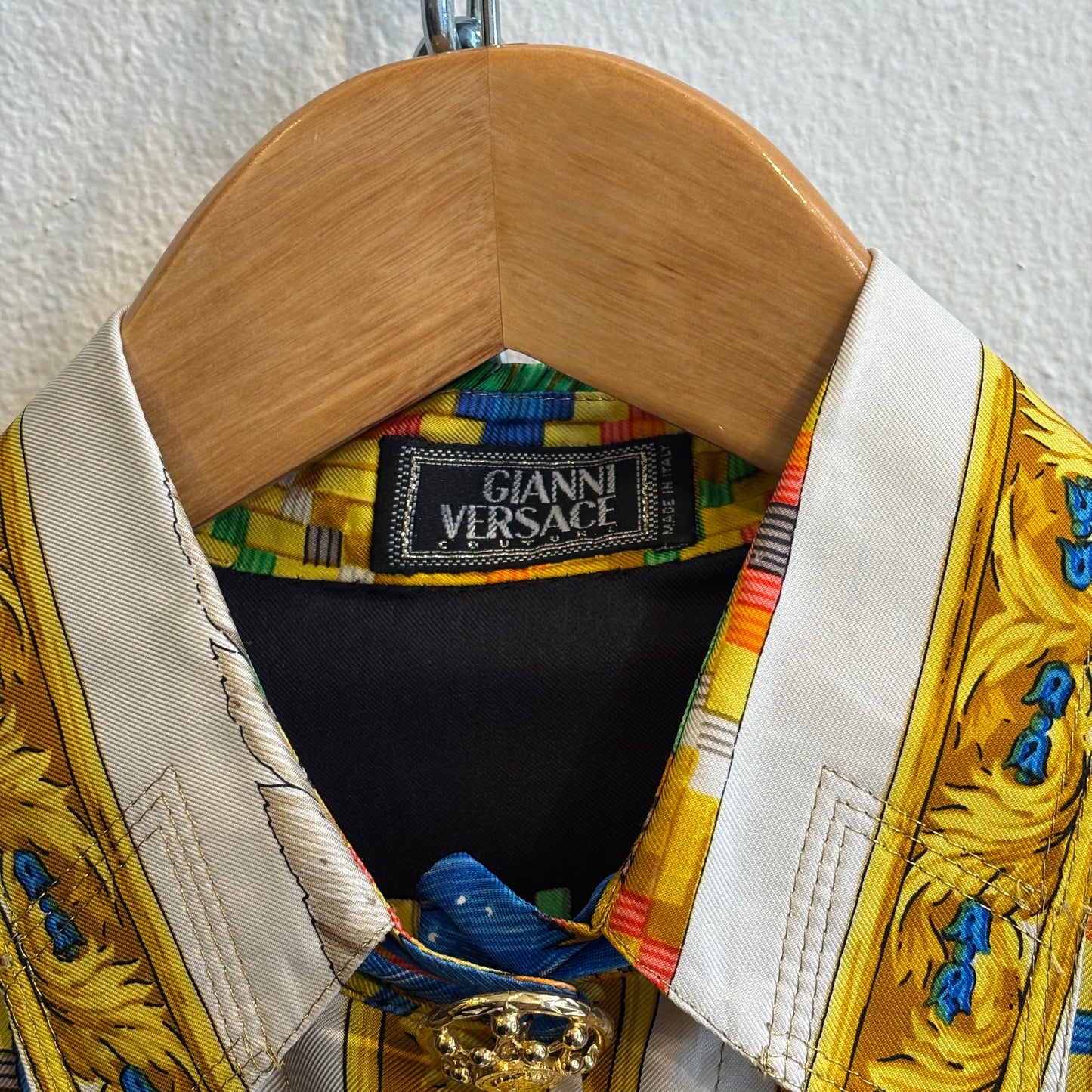 Gianni Versace native American silk shirt