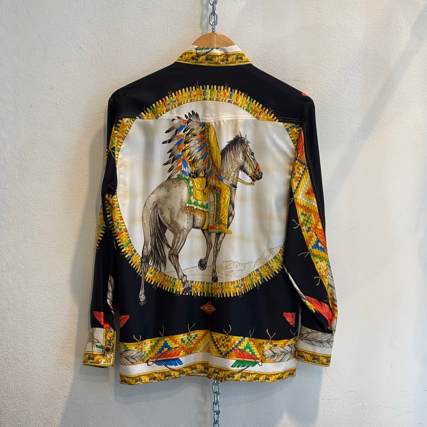 Gianni Versace native American silk shirt