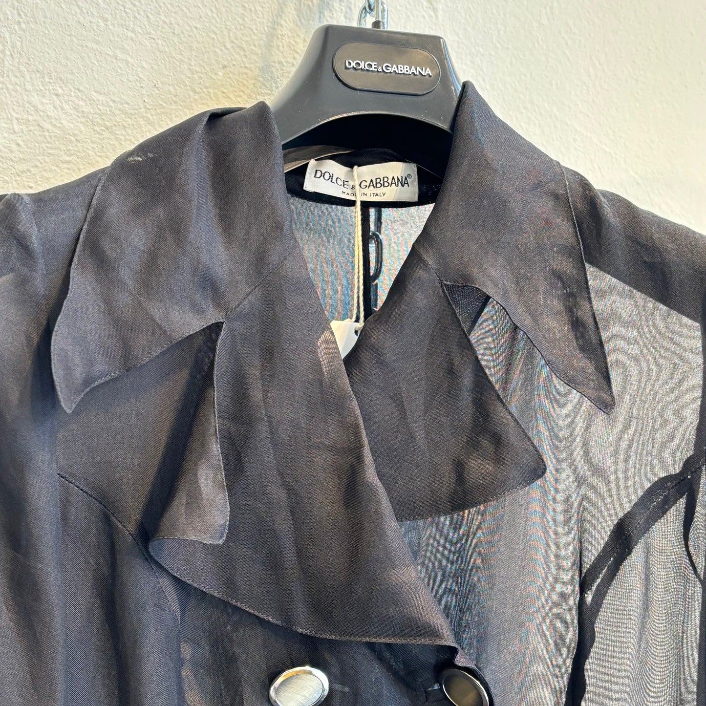 Dolce & Gabbana 90s silk coat