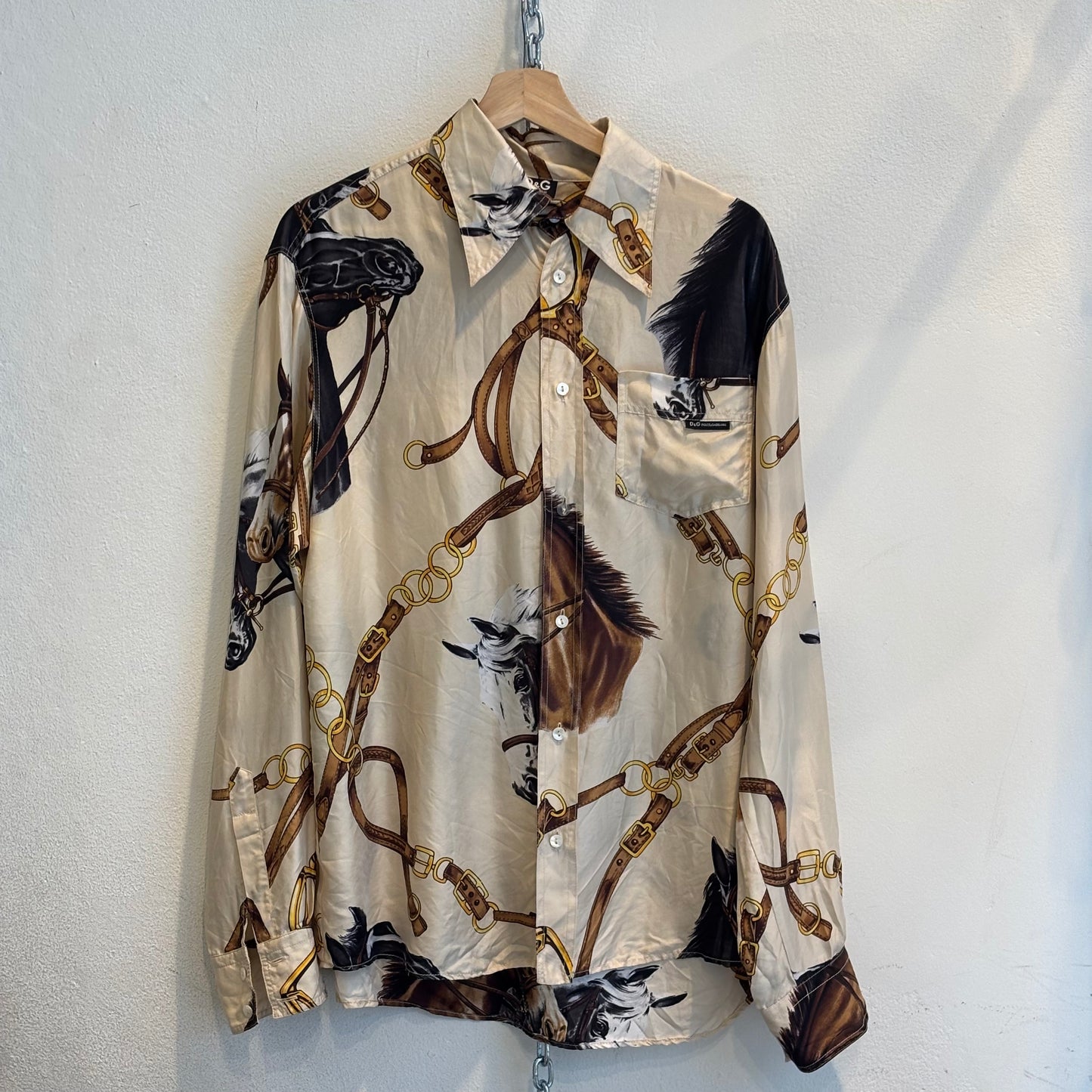 Dolce & Gabbana horse print shirt