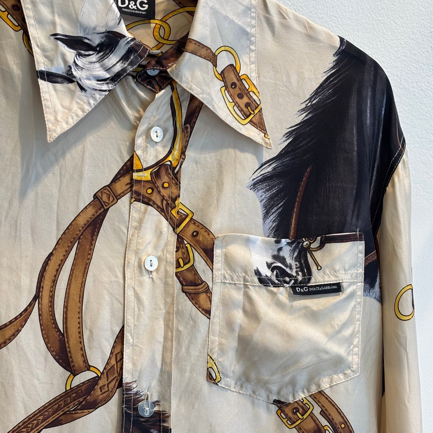 Dolce & Gabbana horse print shirt