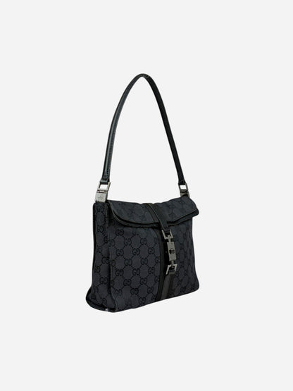 Gucci Black Monogram Jackie Model Bag