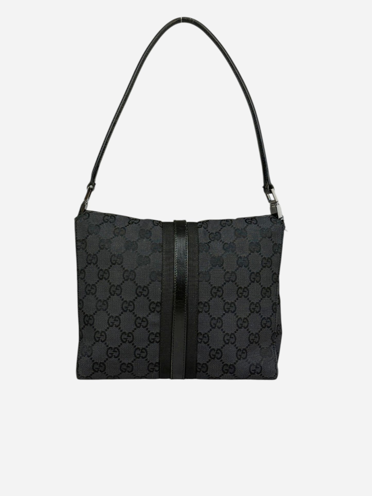 Gucci Black Monogram Jackie Model Bag
