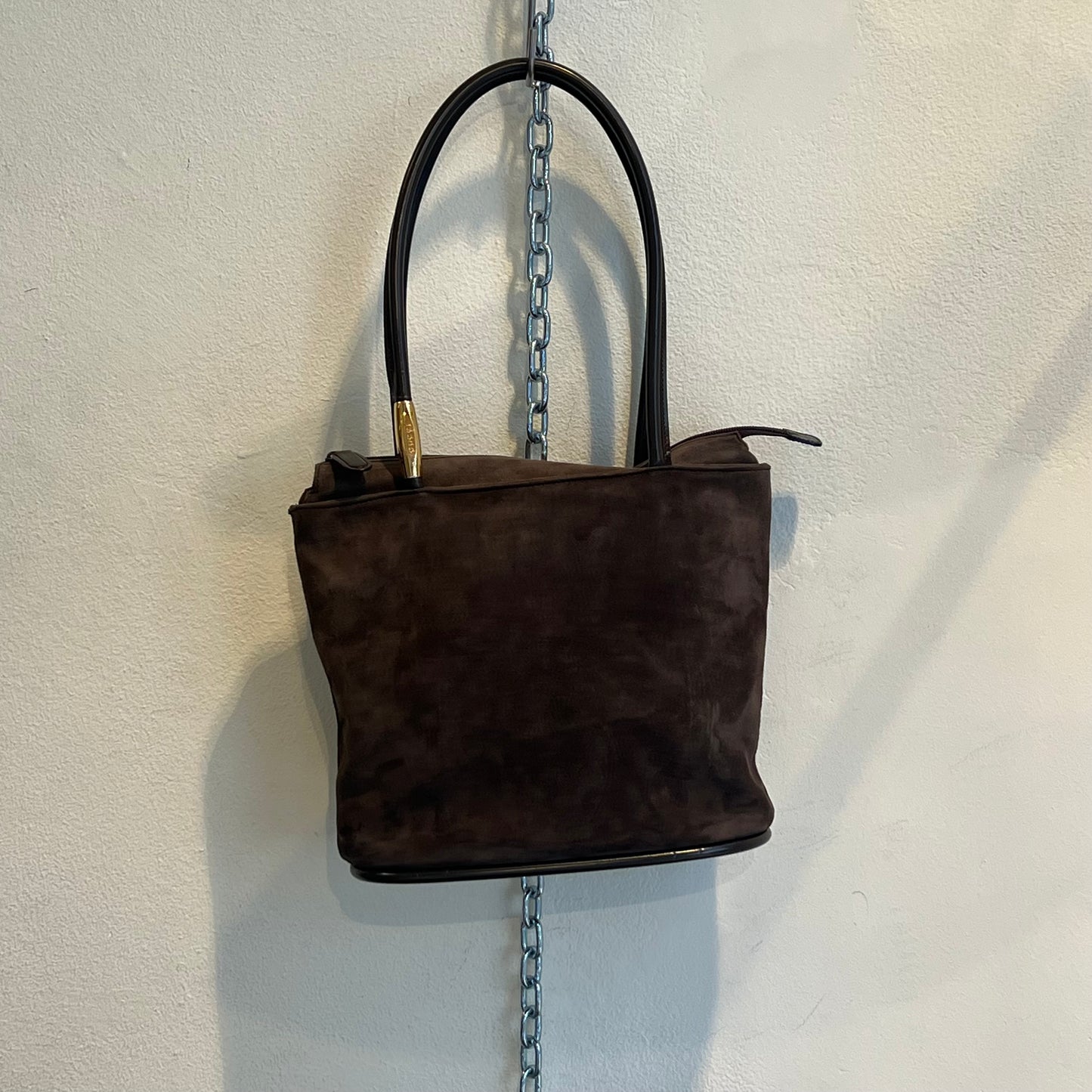 Gucci brown suede bag