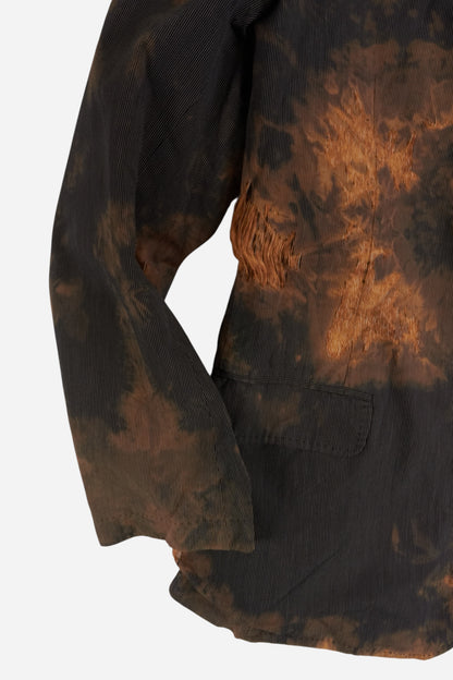 Dries Van Noten Tie Dye Distressed Blazer