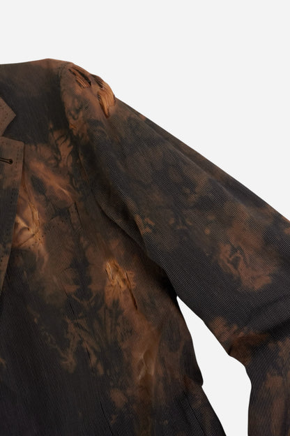 Dries Van Noten Tie Dye Distressed Blazer