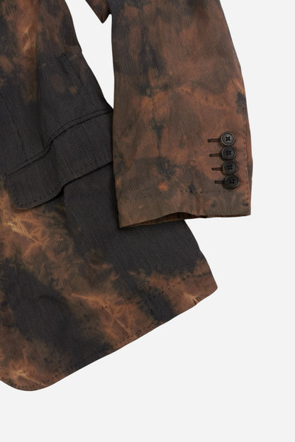 Dries Van Noten Tie Dye Distressed Blazer