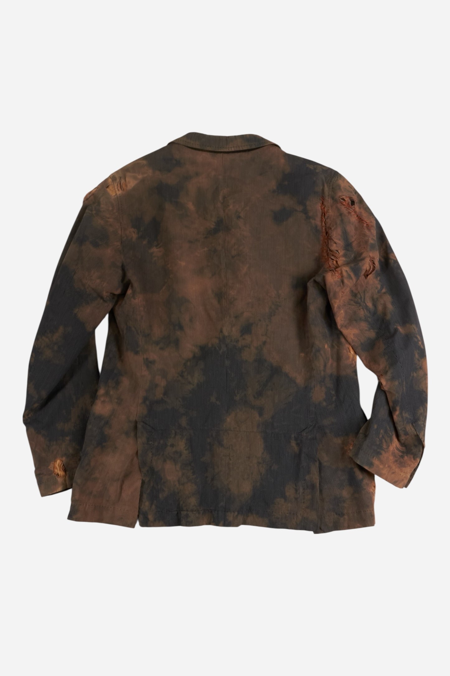 Dries Van Noten Tie Dye Distressed Blazer
