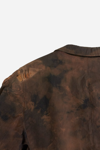 Dries Van Noten Tie Dye Distressed Blazer