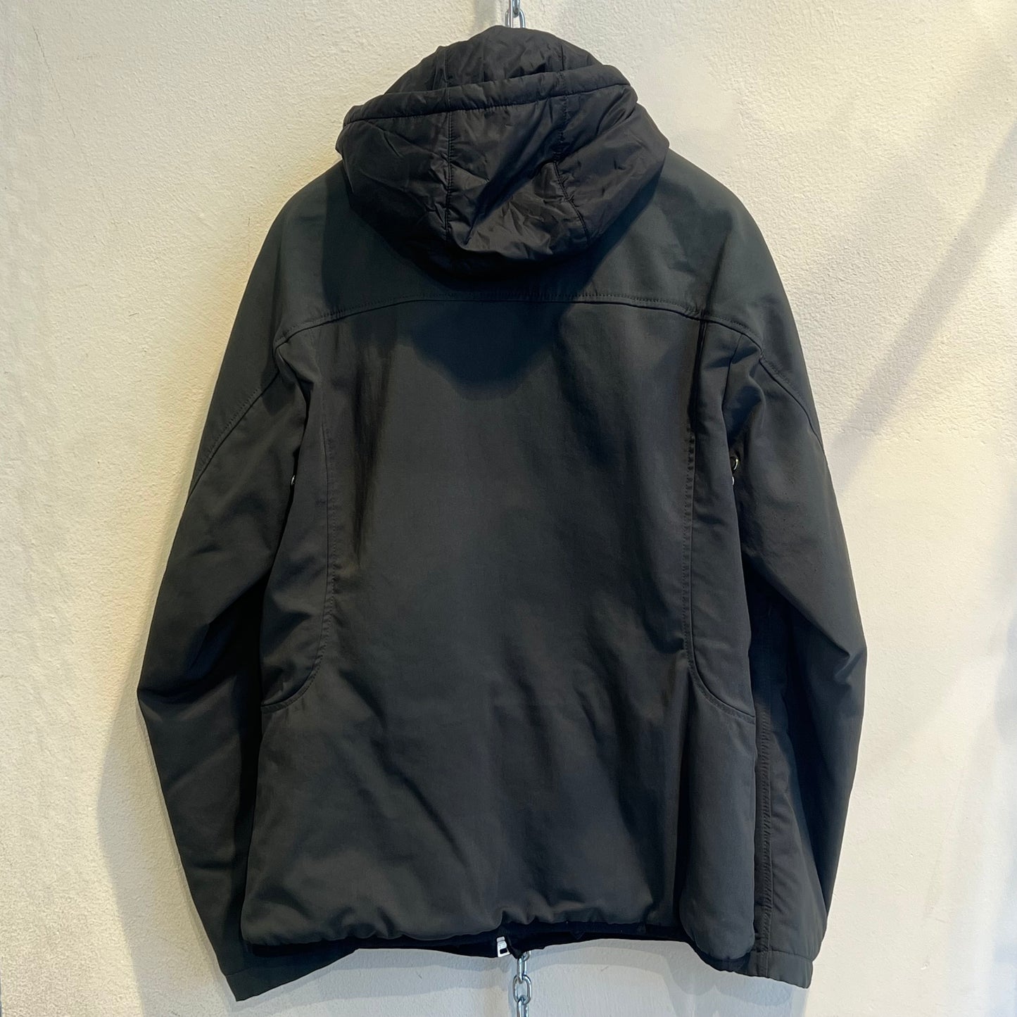 Prada red tab forest green jacket