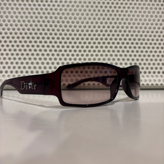 Dior red sunglasses
