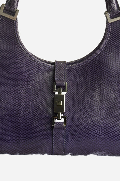 Gucci Lizard Leather 1961 Model Jackie Bag