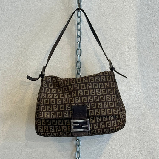 Fendi big mamma brown monogram bag