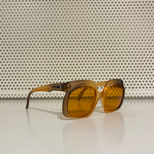 Christian Dior orange 70s sunglasses
