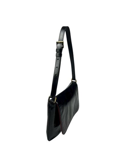 Black Vernis Leather Thompson Bag