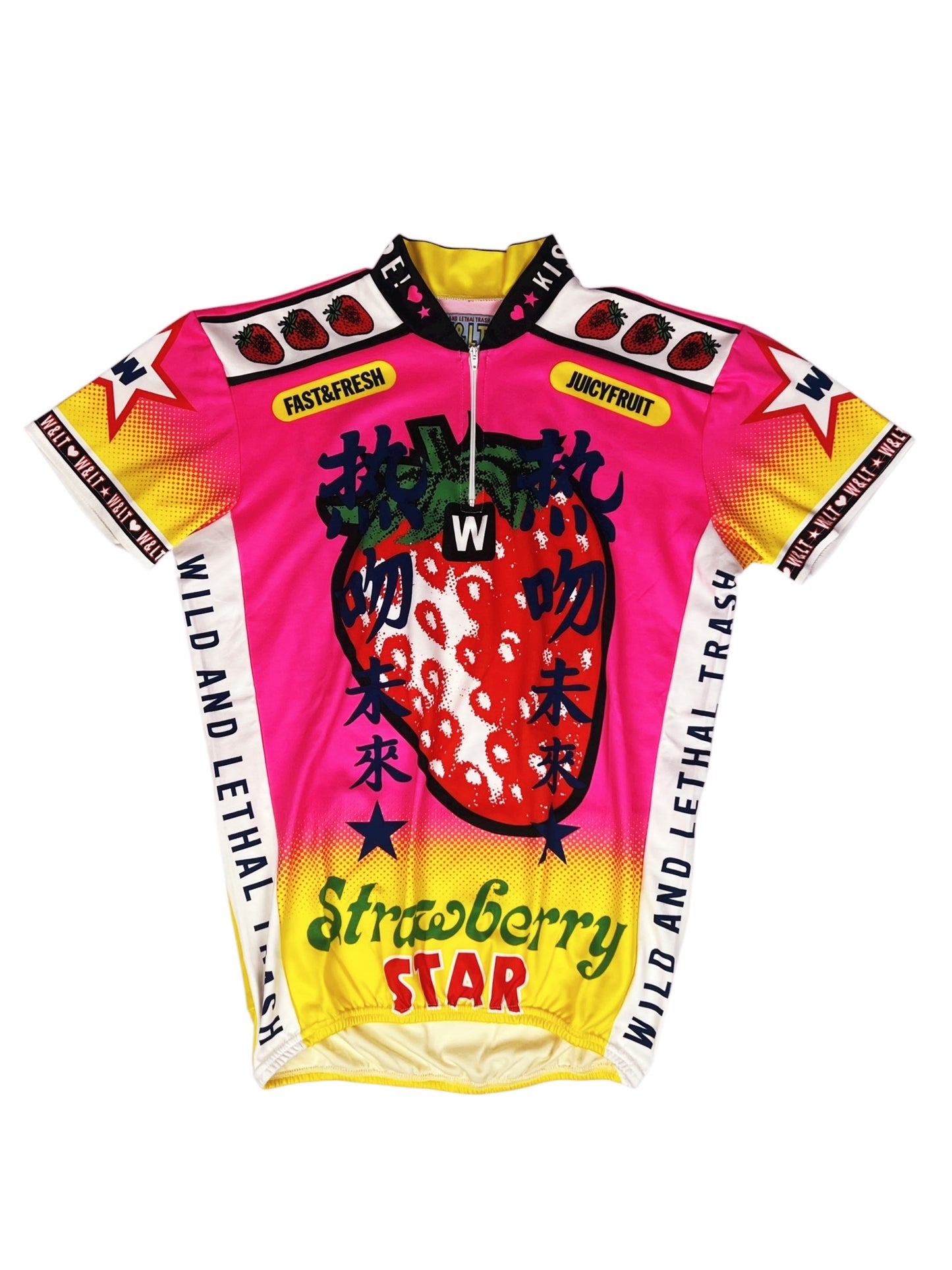 W&LT SS/95 Neon Pink Cycling Shirt