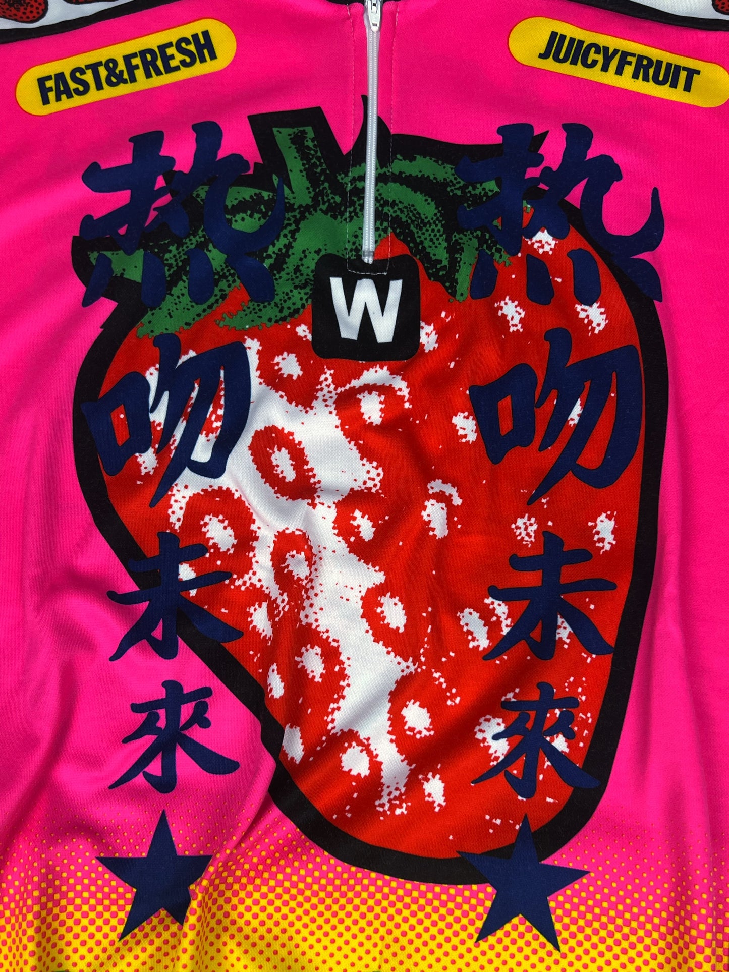 W&LT SS/95 Neon Pink Cycling Shirt