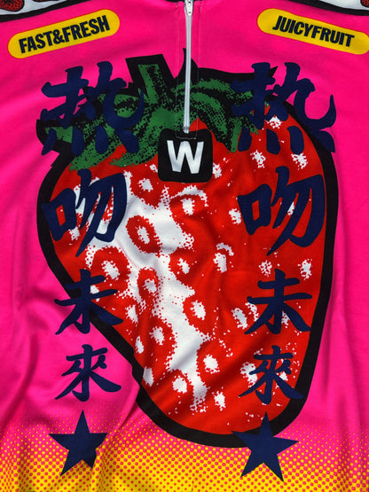 W&LT SS/95 Neon Pink Cycling Shirt