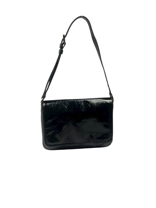 Black Vernis Leather Thompson Bag