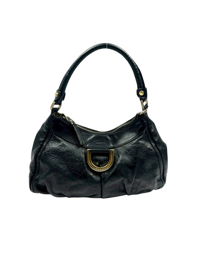 Black Abbey Monogram Bag