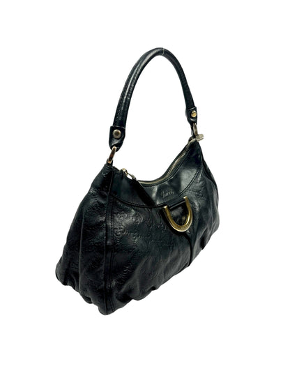 Black Abbey Monogram Bag