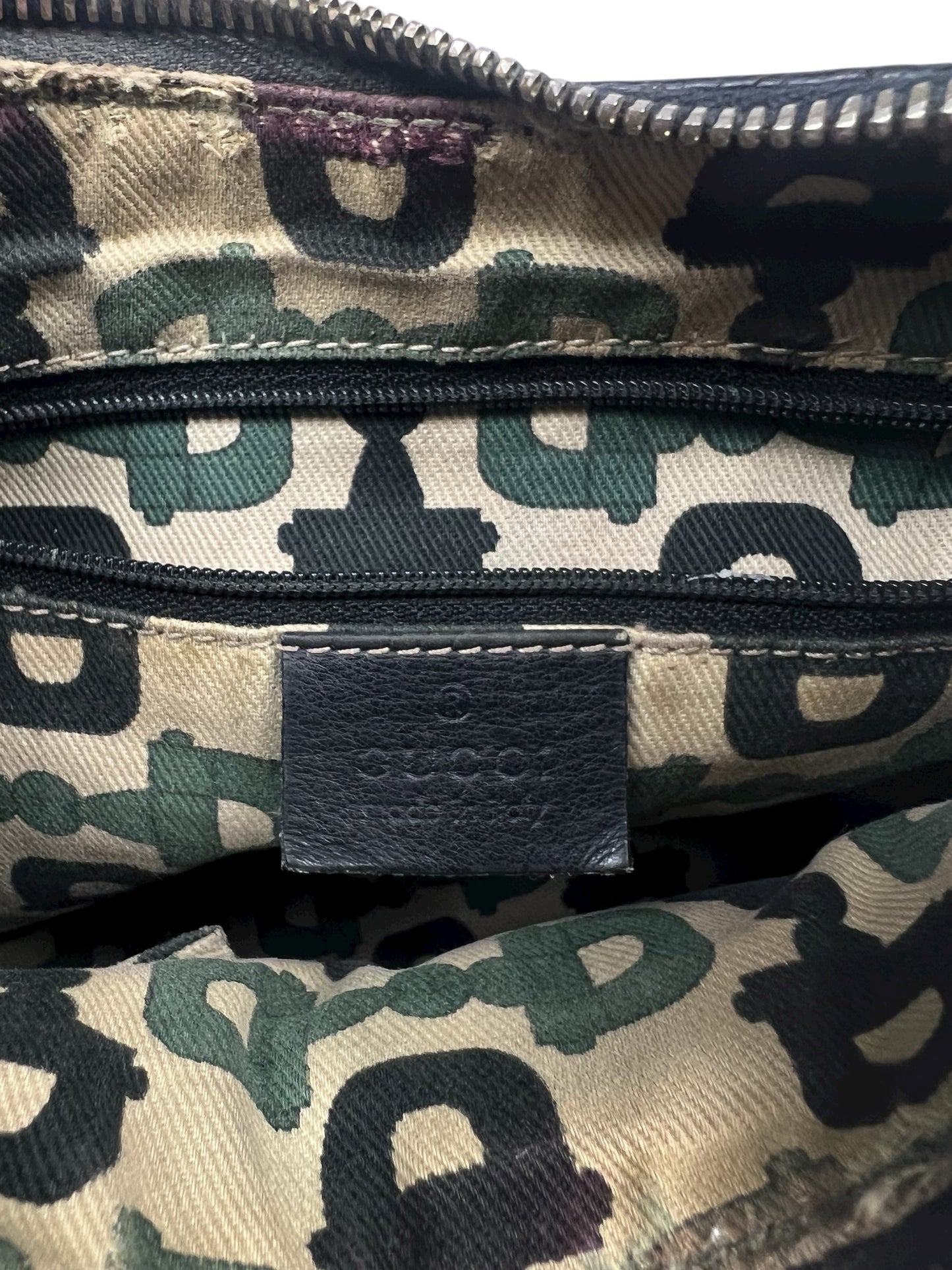 Black Abbey Monogram Bag