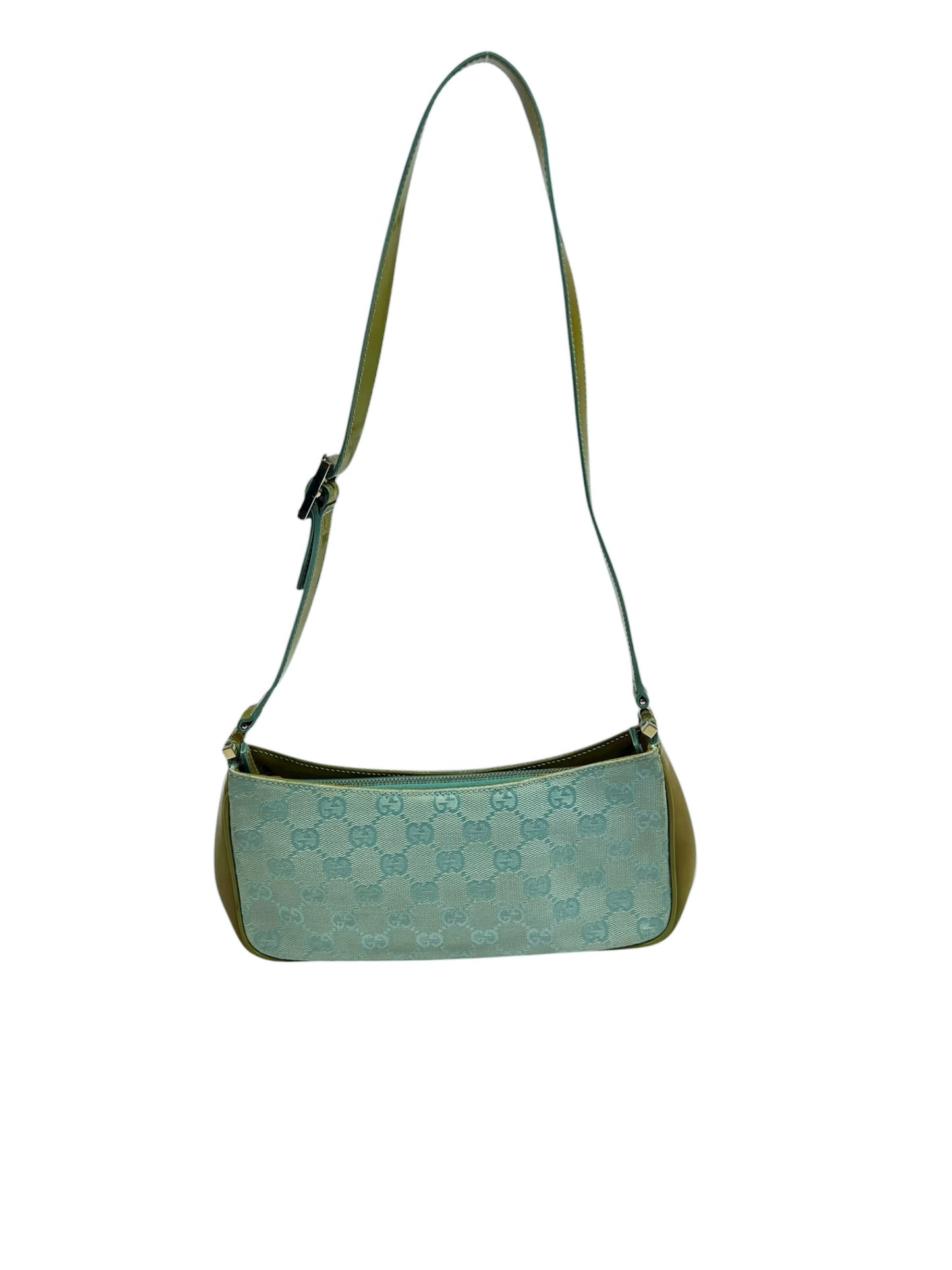 Turquoise Monogram Bag