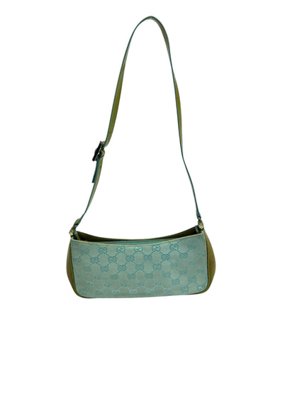 Turquoise Monogram Bag