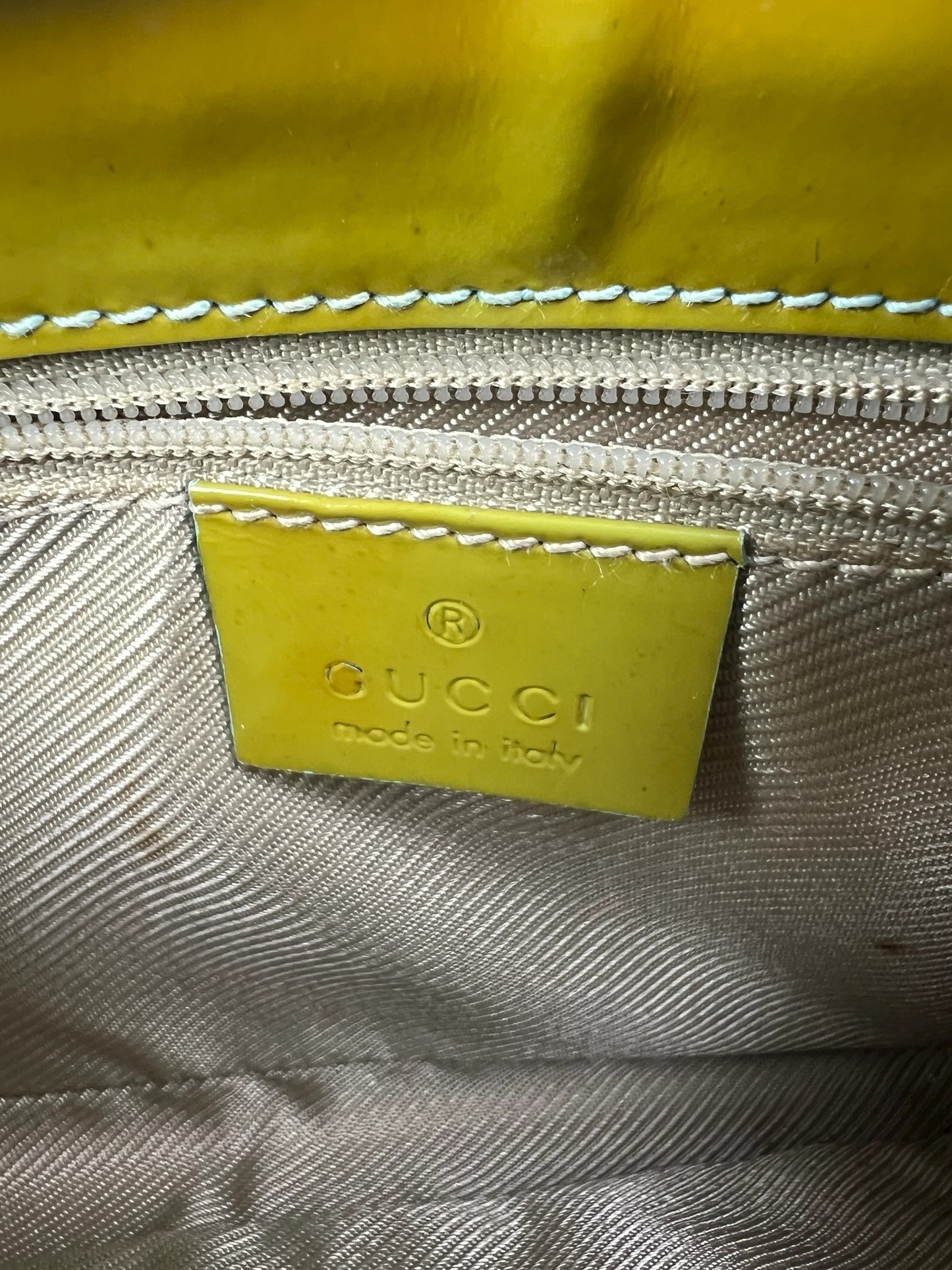 Turquoise Monogram Bag