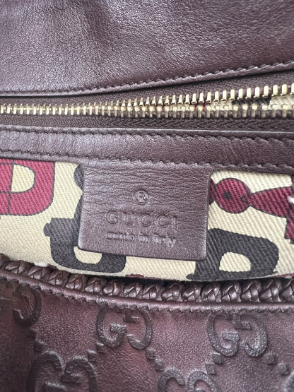 Big Brown Leather Monogram Bag